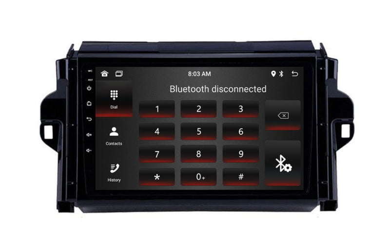 Toyota Fortuner GD6 9Inch Android Touch Screen Navigation System